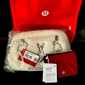 NWT Lululemon Everywhere Belt Bag Fleece Bunny Rabbit